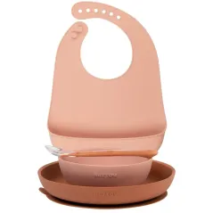      Nattou Set with Bib set of 4 Pieces