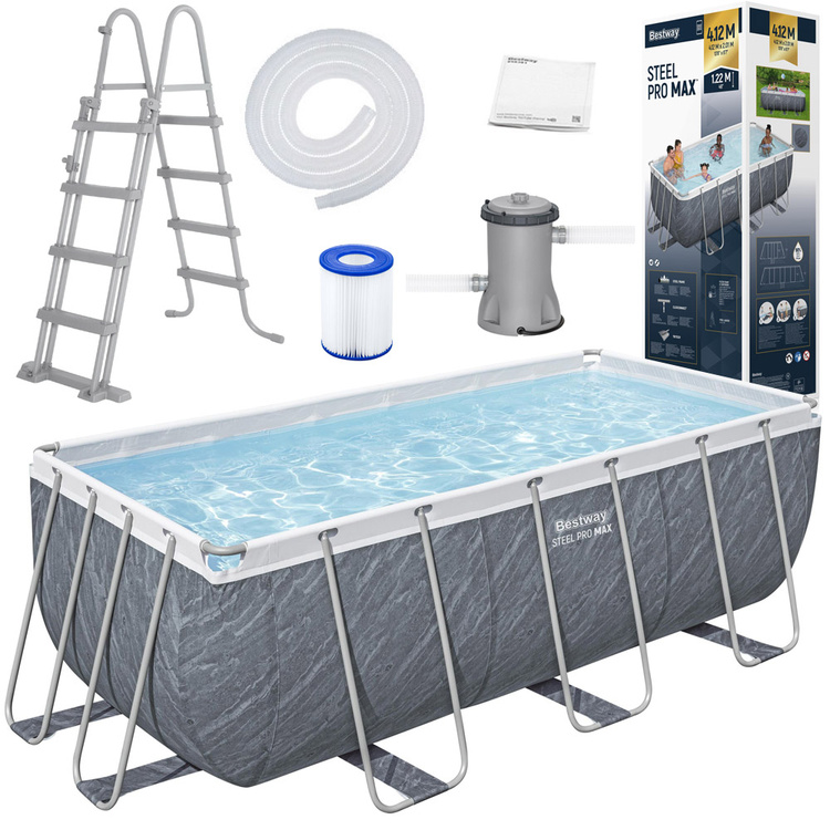  Bestway 13x6FT 412x201x122 Marmur 56722