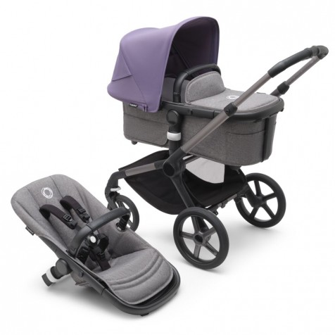 Grey Melange - Astro Purple