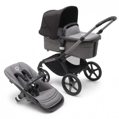 Grey Melange - Midnight Black 